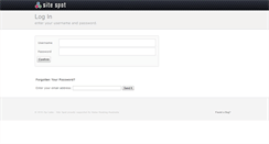 Desktop Screenshot of manage.sitespot.com.au