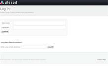 Tablet Screenshot of manage.sitespot.com.au